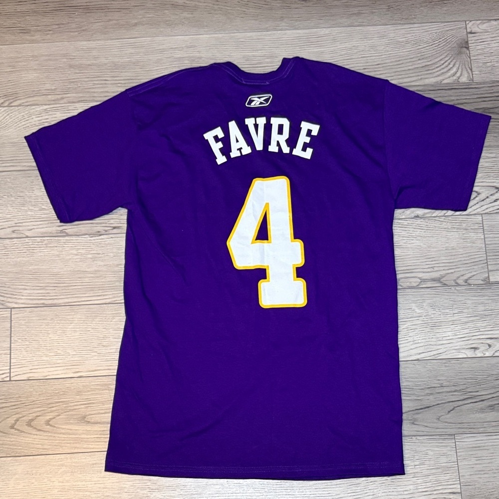 Reebox Minnesota Viking Brett Favre Jersey T-shirt Vintage Small